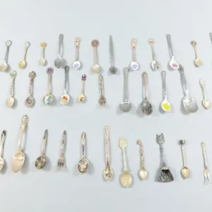 Vintage Souvenir Spoon & Fork Collection, 38pc