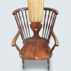 Antique Tall Back Spindle Armchair