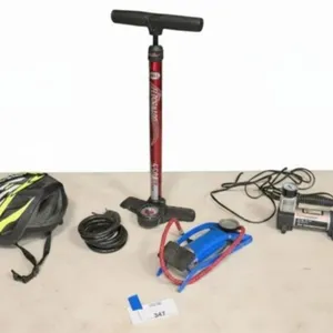 Bell Floor Pump, 12V Compressor & Bicycle Gear
