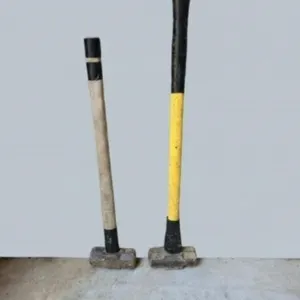 Two Vintage Heavy-Duty Sledgehammers