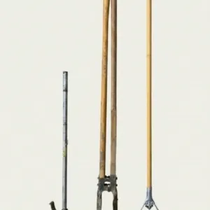 Post Hole Digger, Conduit Bender & Mop Handle
