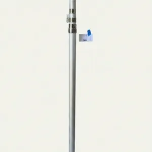 Telescoping Aluminum Flagpole with Gold Finial