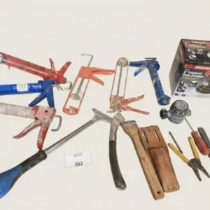 Caulking Guns, Hand Tools, and Palm Polisher