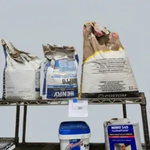 Assorted Mortar, Grout, and Underlayment Lot