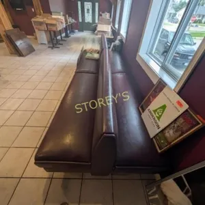 2 Dbl Sided Booth Seating Benches ~65"