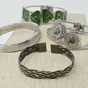 Coro Silver Tone Bracelet Lot
