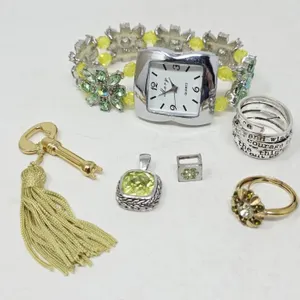 "Mary" Floral Crystals Watch