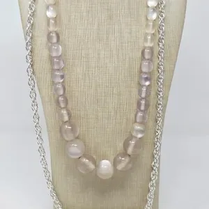 Napier Silver Tone Twisted Rope Chain Necklace Lot