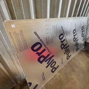 6- SHEETS OF INSULATION FOAM, 4'X8'