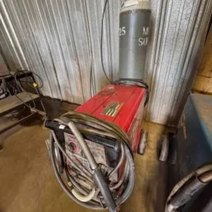 LINCOLN POWER MIG 350 MP ON WHEELS WORKS