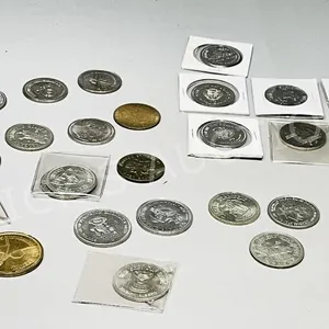 assorted tokens