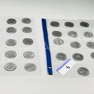 Canada 2 sheets dollar coins 1969-85