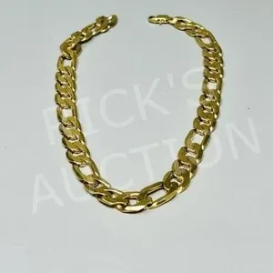 gold tone fashion bracelet - 15" long