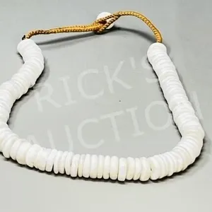 Tibetan Buddhist conch shell prayer necklace