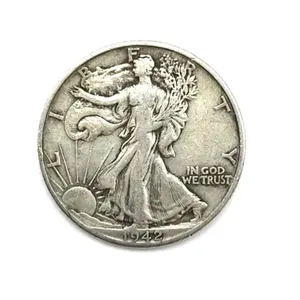 1942-D Walking Liberty Half Dollar