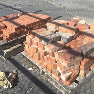 (2) Pallets of Red Bricks