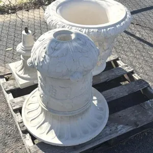 (3) Concrete Planters