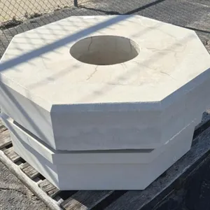 (2) Concrete Fountain Bases 36"x36"x8"