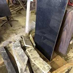 Granite spices, (2) 16"x39"