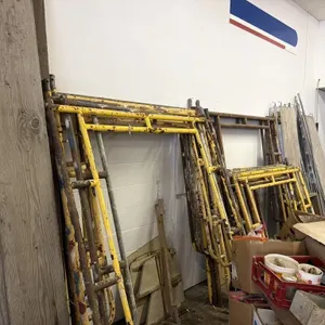 (14) Scaffold Halves, Walk Boards, Sine Pins & X