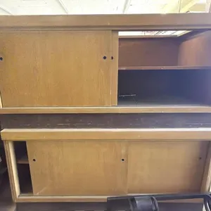 (2) Retail Counter Cabinets, Sliding Storage