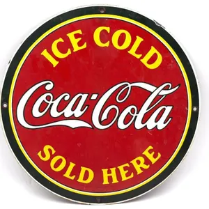 Coca-Cola Porcelain Sign 11.25”