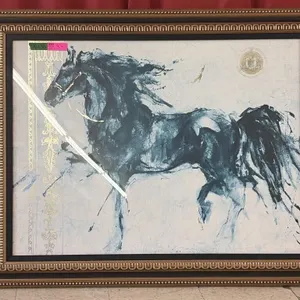 "Lepa Zena" framed canvas painting by Marta