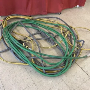 3 Garden Hoses Thread-Locked Together