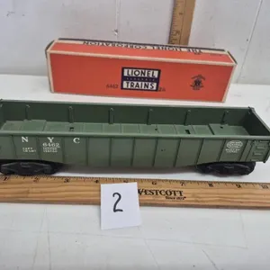 Vintage Lionel Trains Green Gondola Car No.6462
