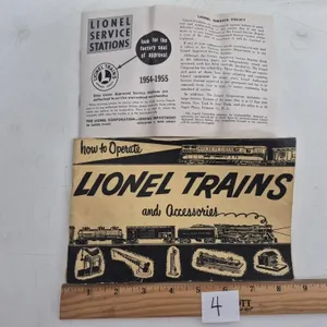 Vintage Lionel Trains Booklets