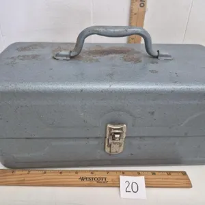 Vintage Metal Tackle Box