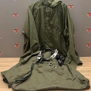 Helly Hanson Olive Green Rain Suit - Jacket &