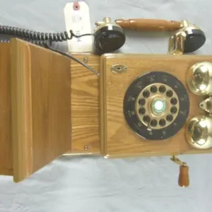 Modern Ma Bell Crank Wall Phone by Longwood LW-93
