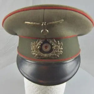 WWII German Army (HEER) Artillery Enlisted Visor /