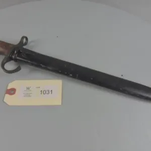 1923, Siamese typ. 66 Mauser Bayonet W/Scabbard