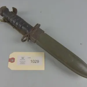 US M4 Bayonet in an M8 Scabbard.