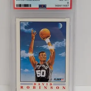 1991 Fleer Pro Visions David Robinson PSA 8