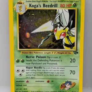 Pokemon 2000 Kogas Beedrill Holo 9