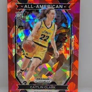 2024 Prizm DP Caitlin Clark Red Cracked Ice 23