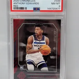 2020 Edwards Chronicles Red Parallel RC /149 PSA 8