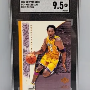 2000-01 UD Purple Reign #439 Kobe Bryant SGC 9.5