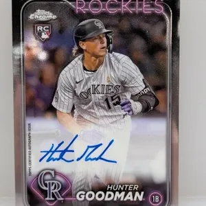 2024 Topps Chrome Hunter Goodman RC Autograph