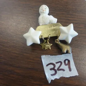 MINIATURE PEWTER SNOW BABY