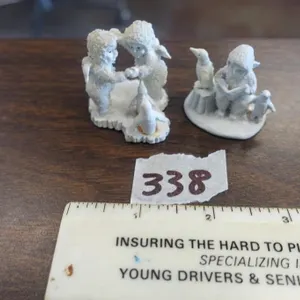 MINIATURE PEWTER SNOW BABY