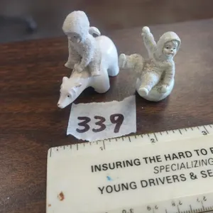 MINIATURE PEWTER SNOW BABY