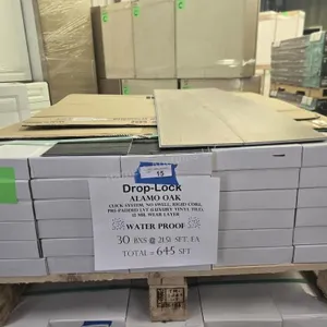 Drop lock Alamo oak LVT flooring
