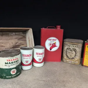 Vintage tins collection