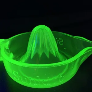Uranium Glass Sunkist Juicer