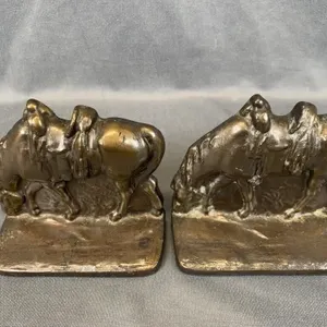 Vintage Horse Book Ends