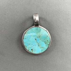 Sterling Turquoise Pendent